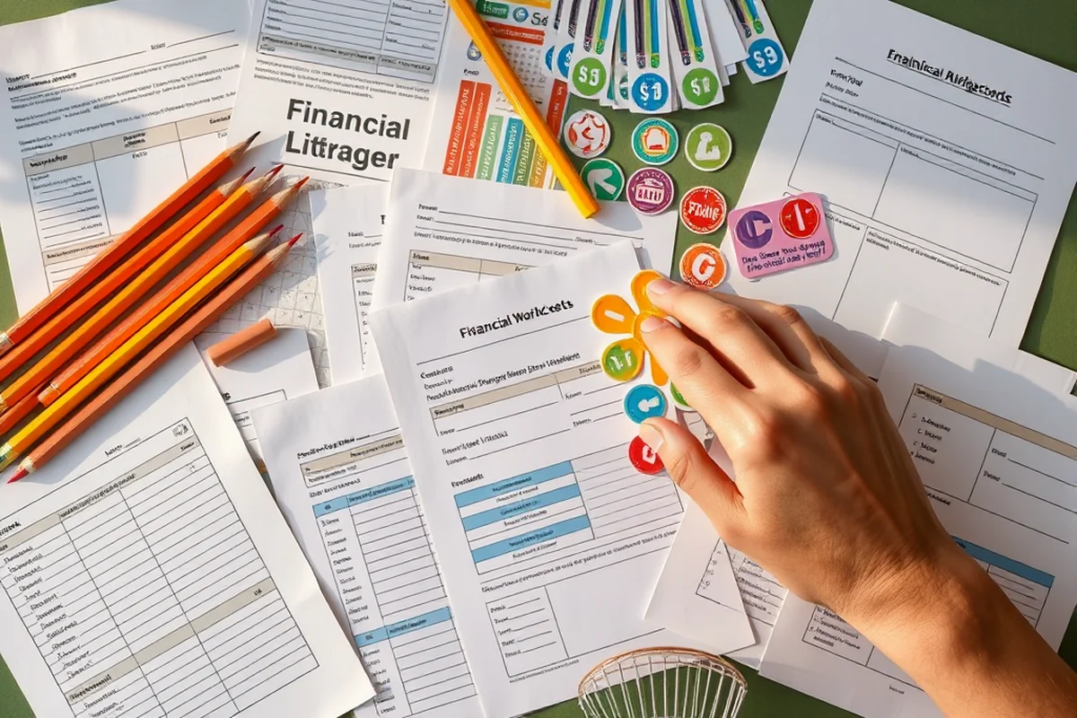 financial literacy budget worksheets — Financial Literacy Budget Worksheets (the finished result)