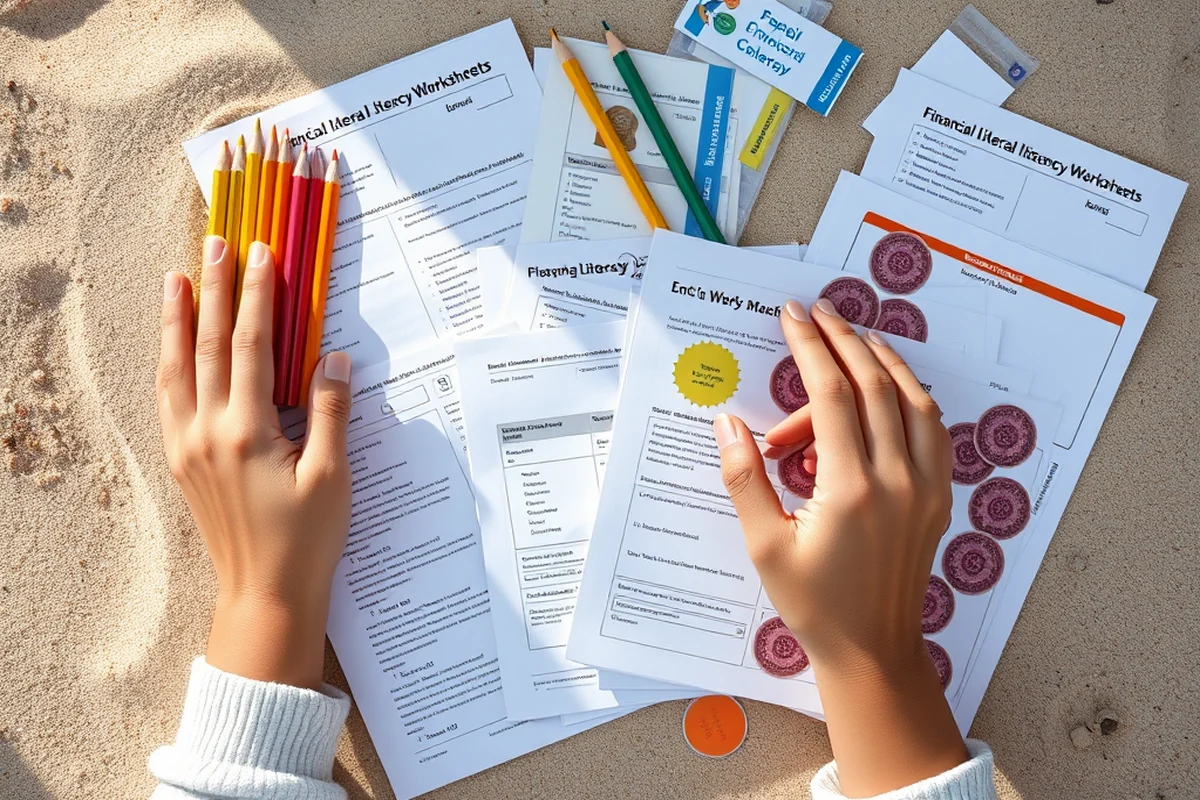 financial literacy worksheets for teens — Financial Literacy Worksheets For Teens (the finished result)