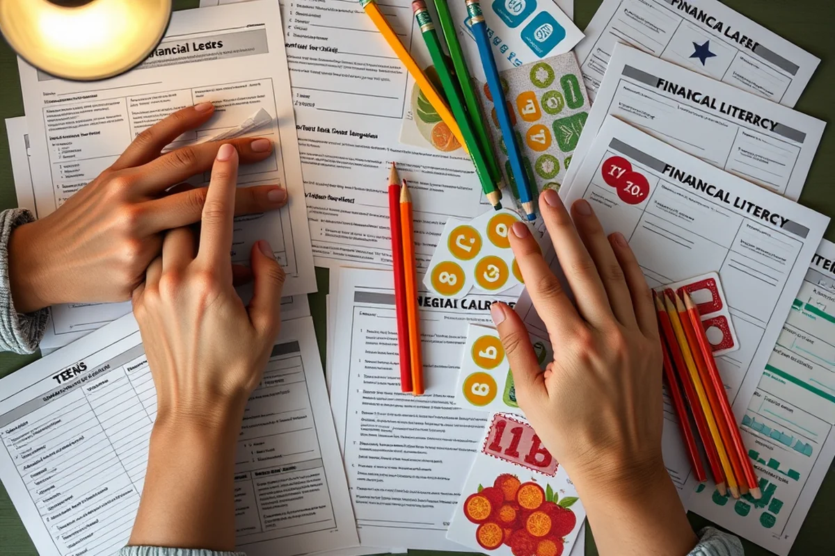 financial literacy for teens worksheets — Financial Literacy For Teens Worksheets (the finished result)