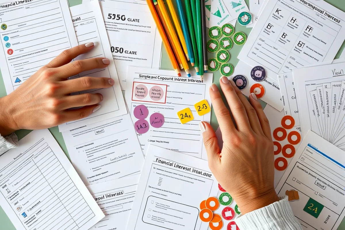 financial literacy simple and compound interest — Financial Literacy Simple And Compound Interest (the finished result)